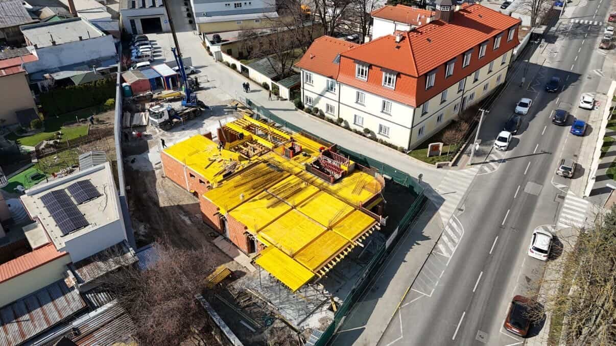 Výstavba Koľajka, záber 3