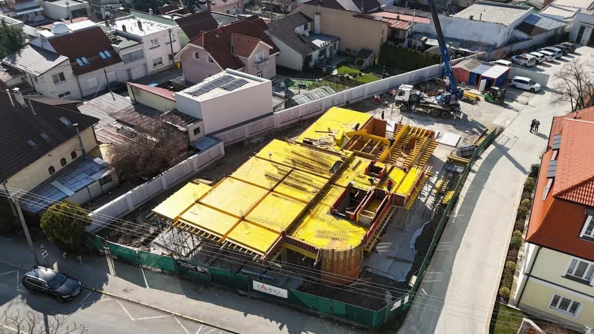 Výstavba Koľajka, záber 4