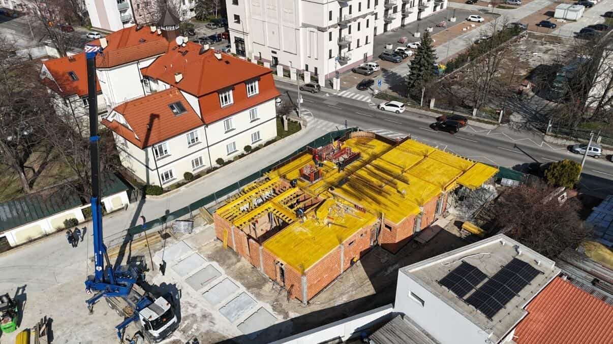Výstavba Koľajka, záber 5